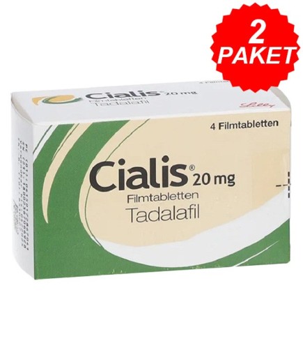 Cialis 20 mg 4 Tablet 2 Kutu