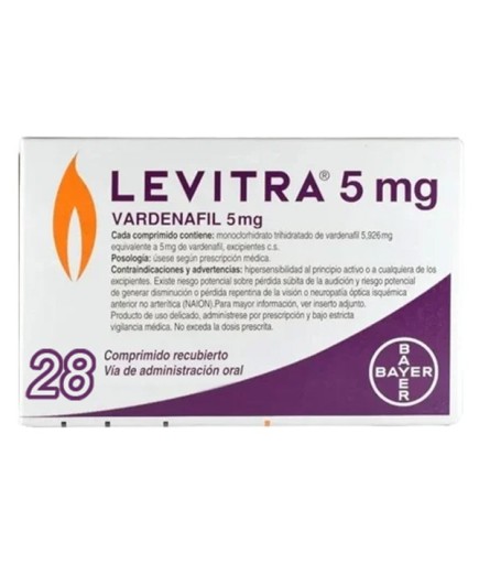Levitra 5 mg 28 Tablet