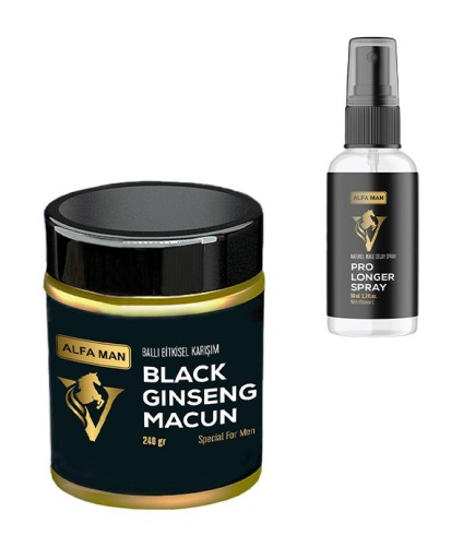 Alfa Man Erkek Macun + Alfa Man Pro Geciktirici Sprey