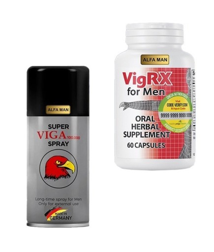 Viga 100000 Long-Time Spray For Men + VigRX Plus 60 Kapsül